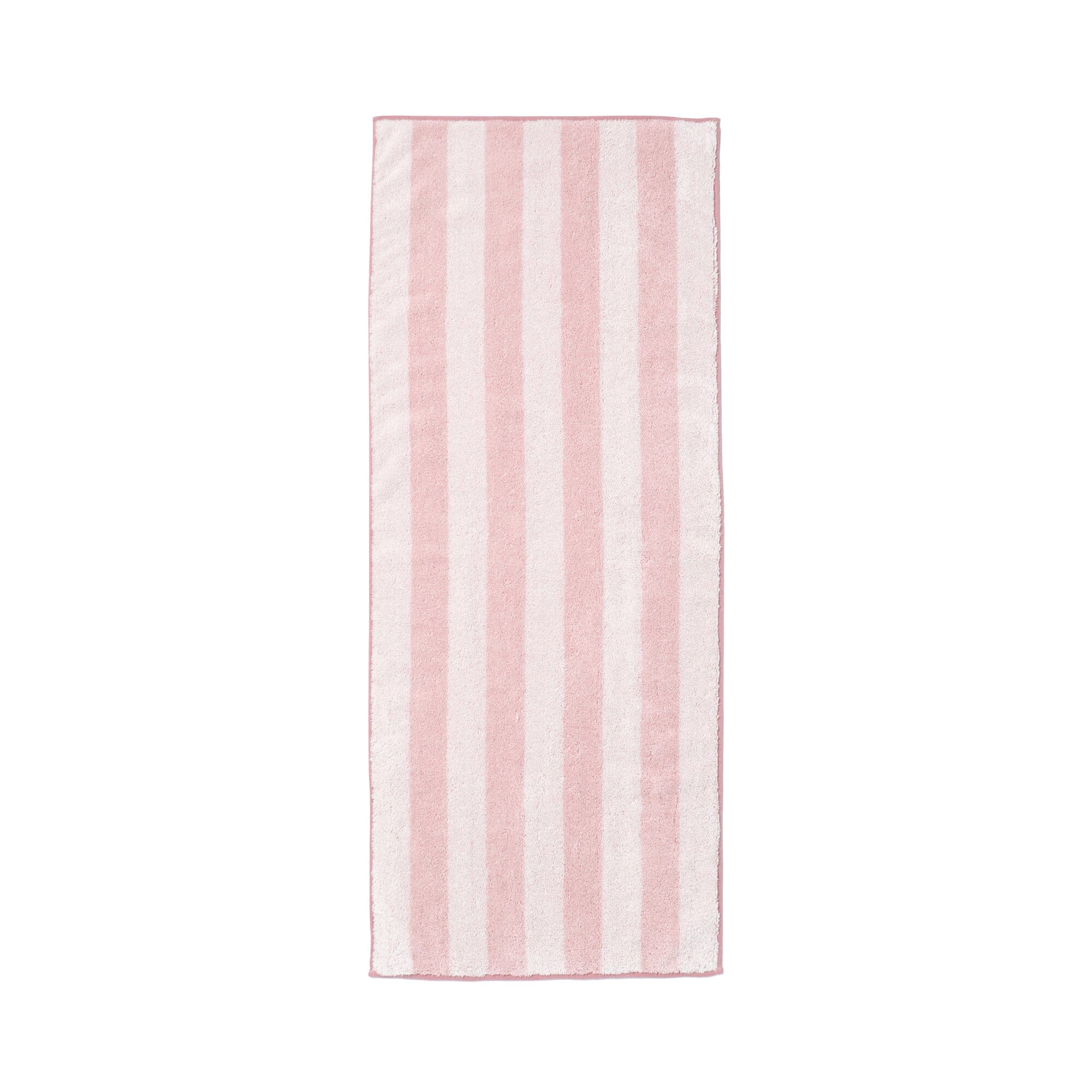 Mini Bath Towel Stripe  Pink