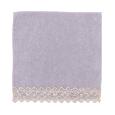 Ballot Antibacterial and Deodorizing Handkerchief Modern Lace Purple