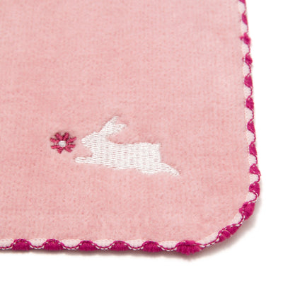 Ballot Antibacterial and Deodorizing Handkerchief Rabbit  Pink