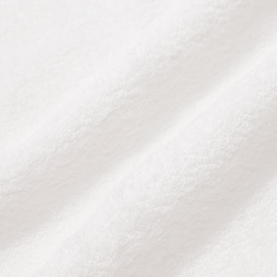 刺繡面巾白色