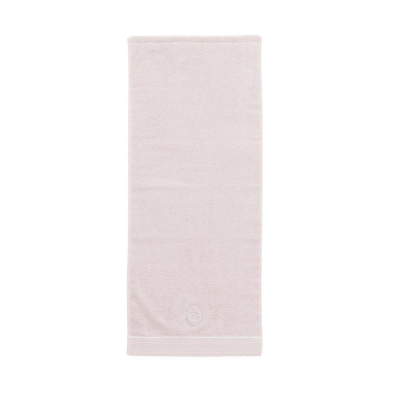刺繡面巾粉紅色