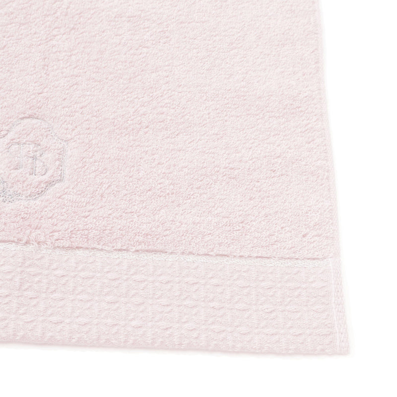 EmBrownoidery Face Towel   Pink