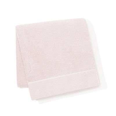 刺繡浴巾粉紅色