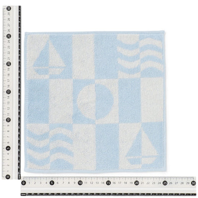 Ballot Antibacterial Deodorizing Handkerchief Yacht Light Blue