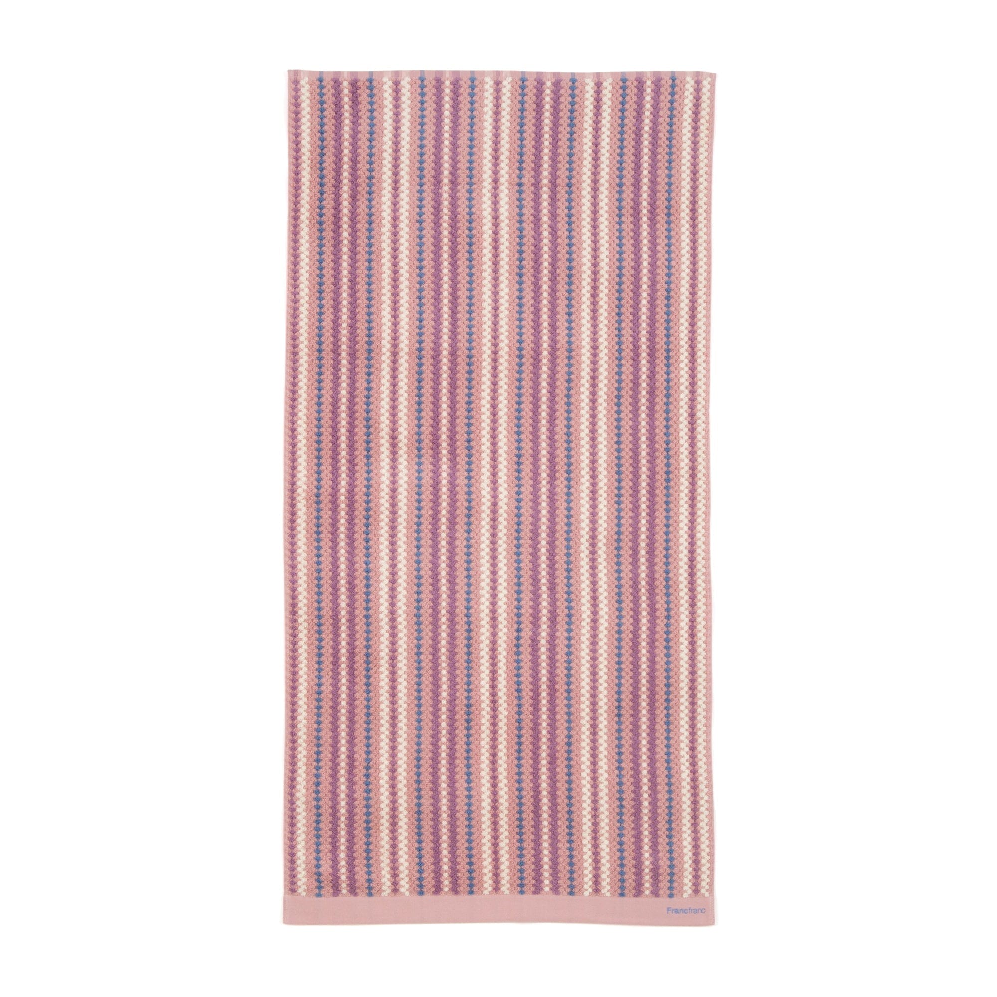 Antibacterial and Deodorizing Cozy Jacquard Bath Towel Pink