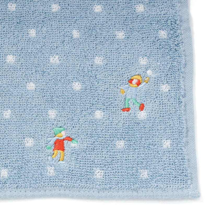 Balut Antibacterial And Deodorizing Handkerchief Snowball Fight Pattern Gray