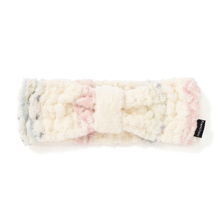 抗菌除臭北歐風格棉柔軟頭巾 白色