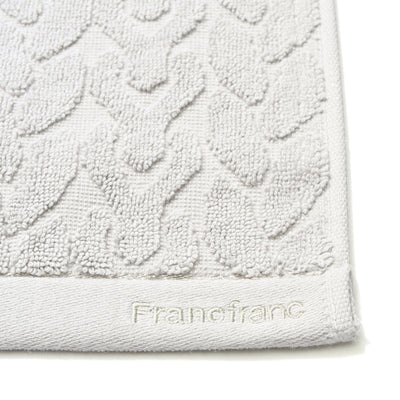 Antibacterial And Deodorizing Knit Towel Mat Gray