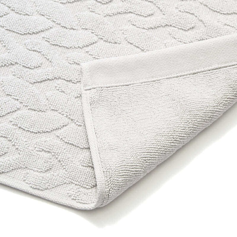 Antibacterial And Deodorizing Knit Towel Mat Gray