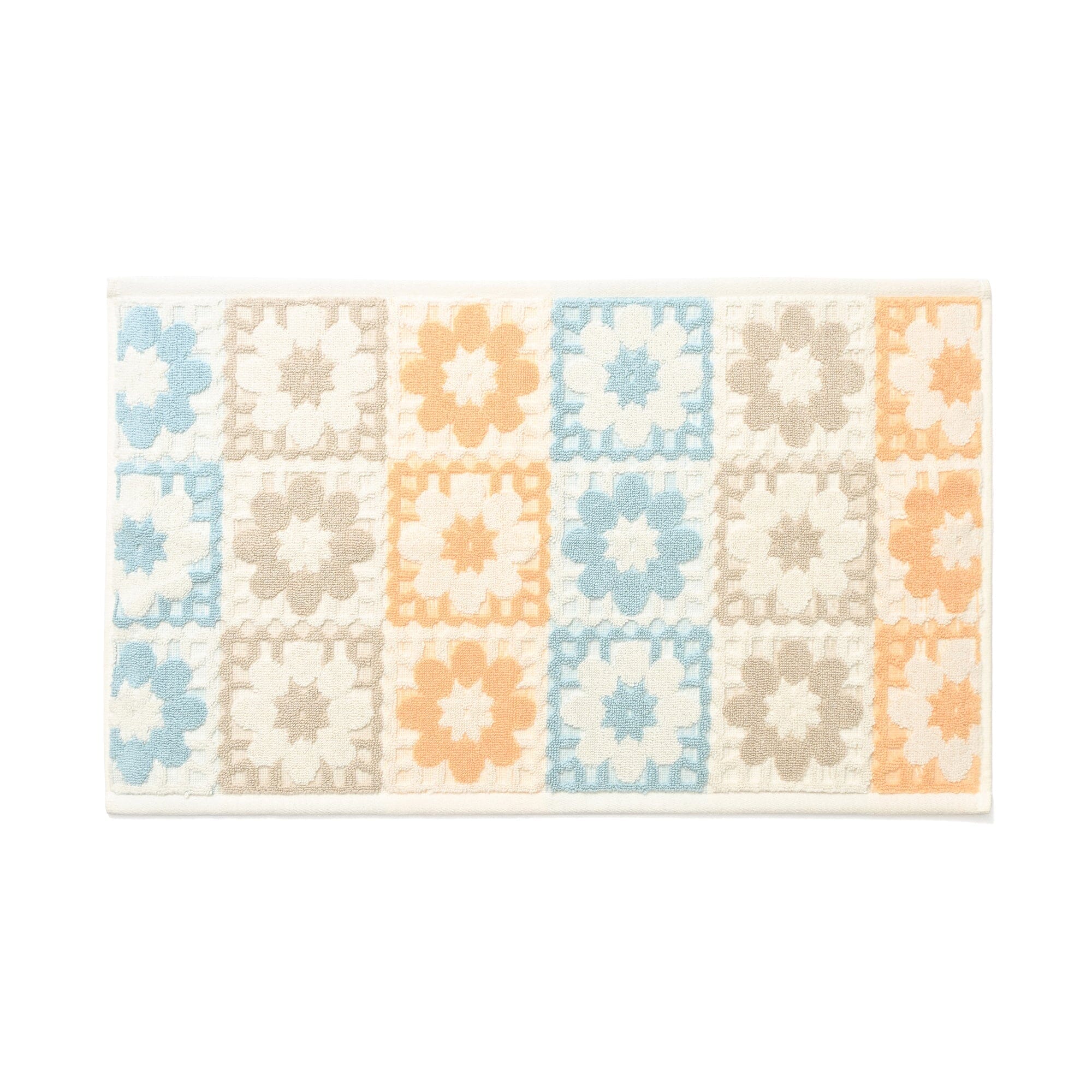Antibacterial And Deodorizing Towel Mat Crochet Pattern Orange