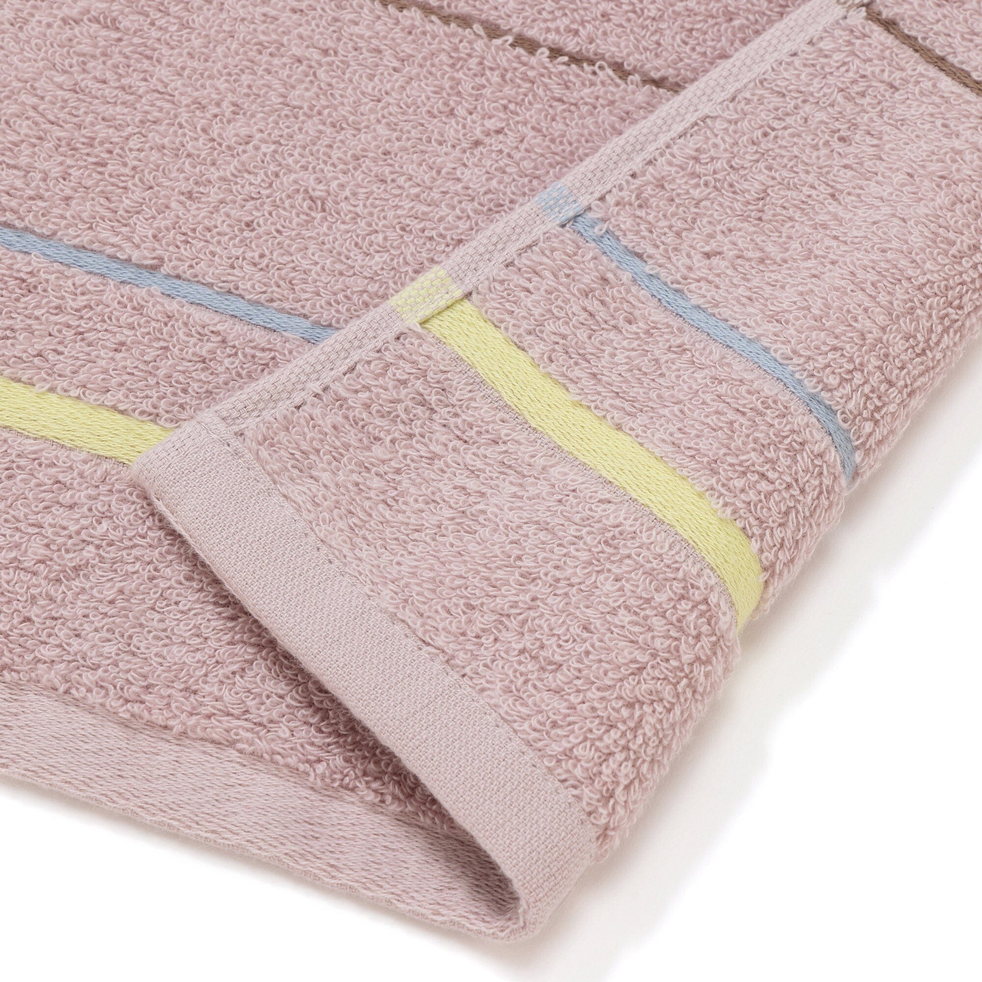 Antibacterial And Deodorizing Pastel Edge Bath Towel Pink
