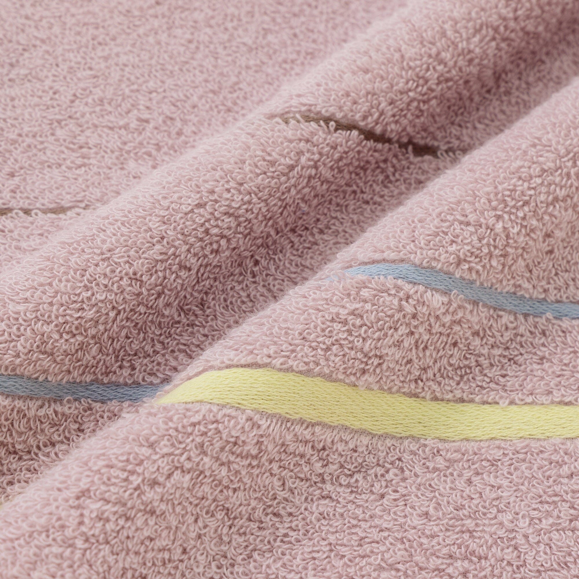 Antibacterial And Deodorizing Pastel Edge Bath Towel Pink