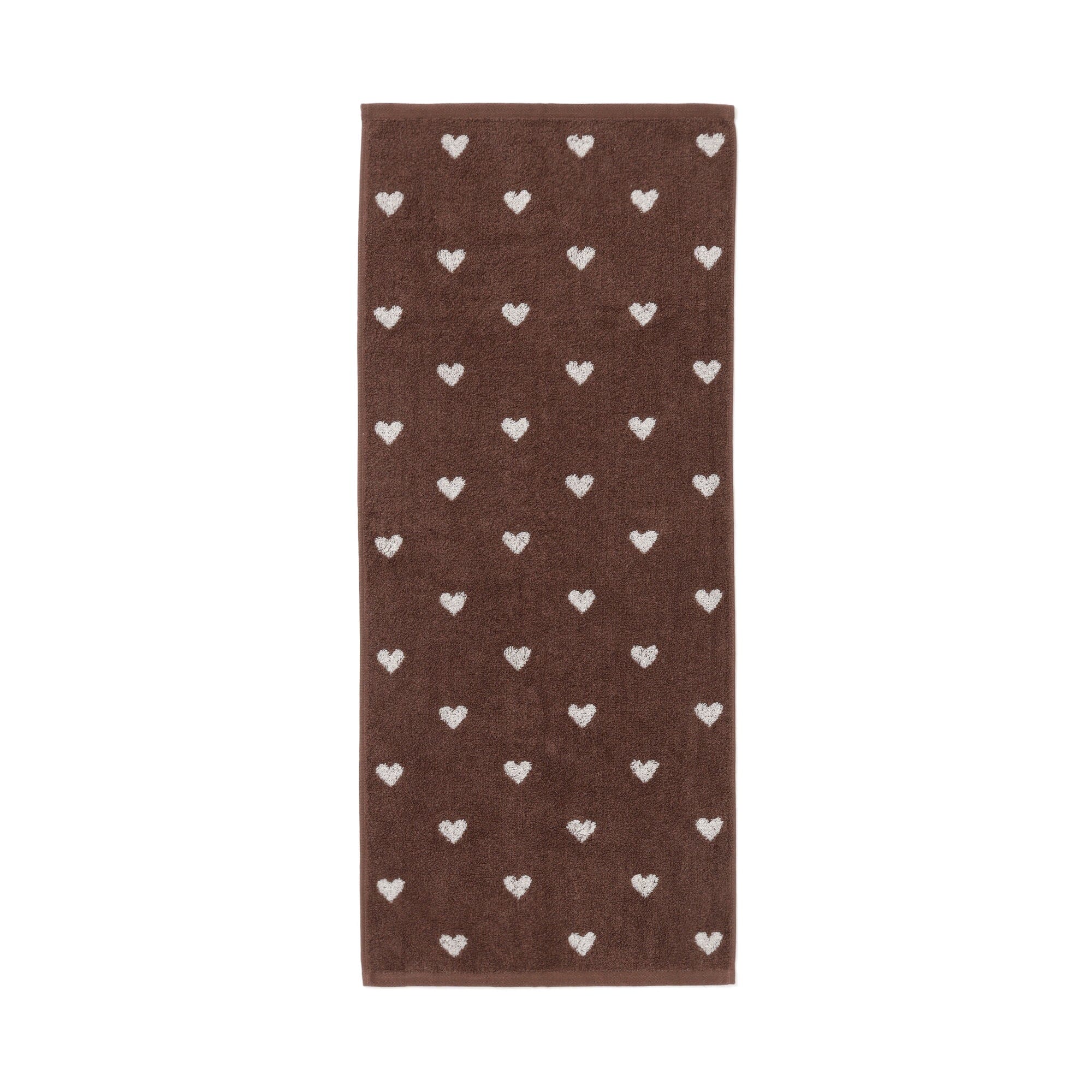 Vale Set Face Towel Mini Heart Brown