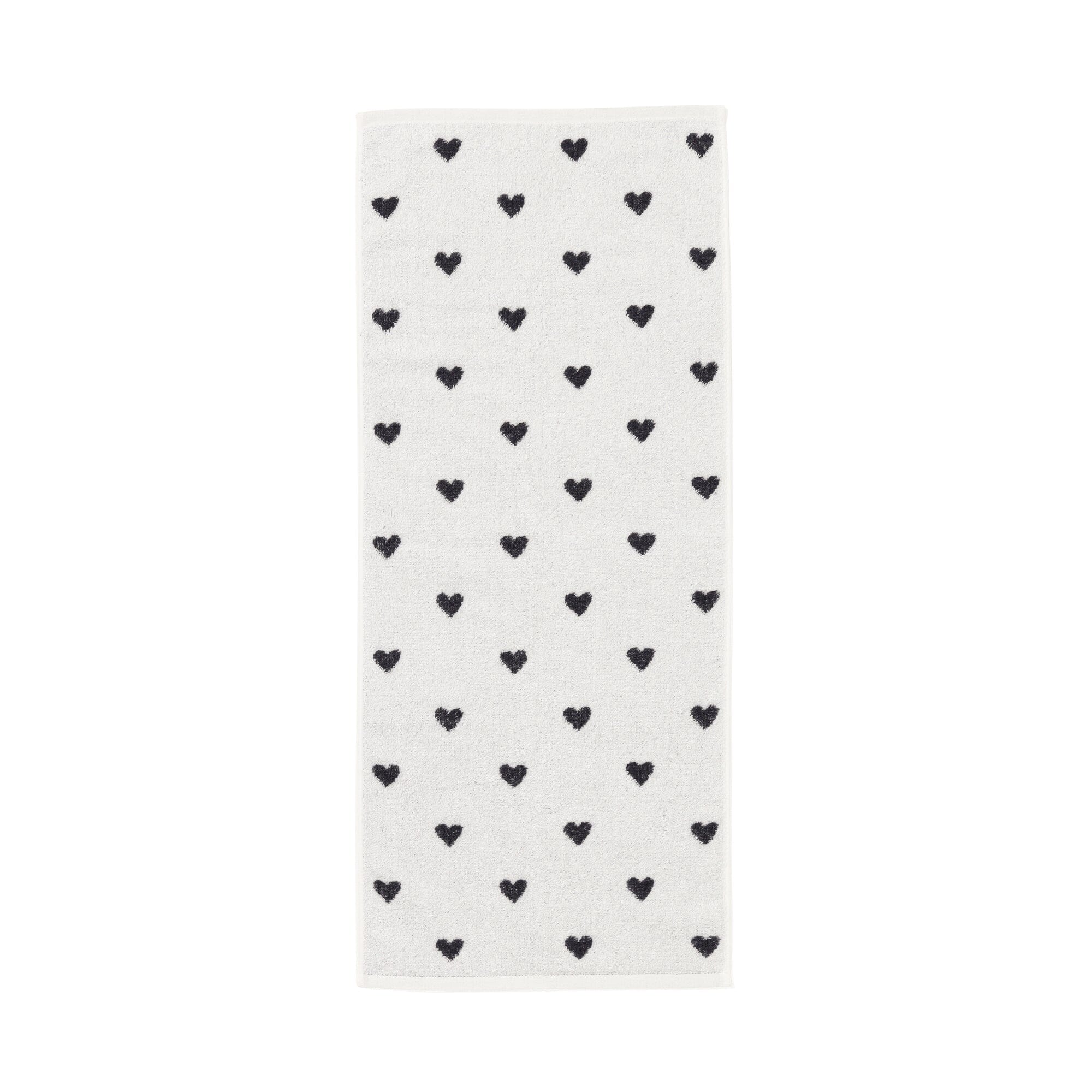 Vale Set Face Towel Mini Heart Navy
