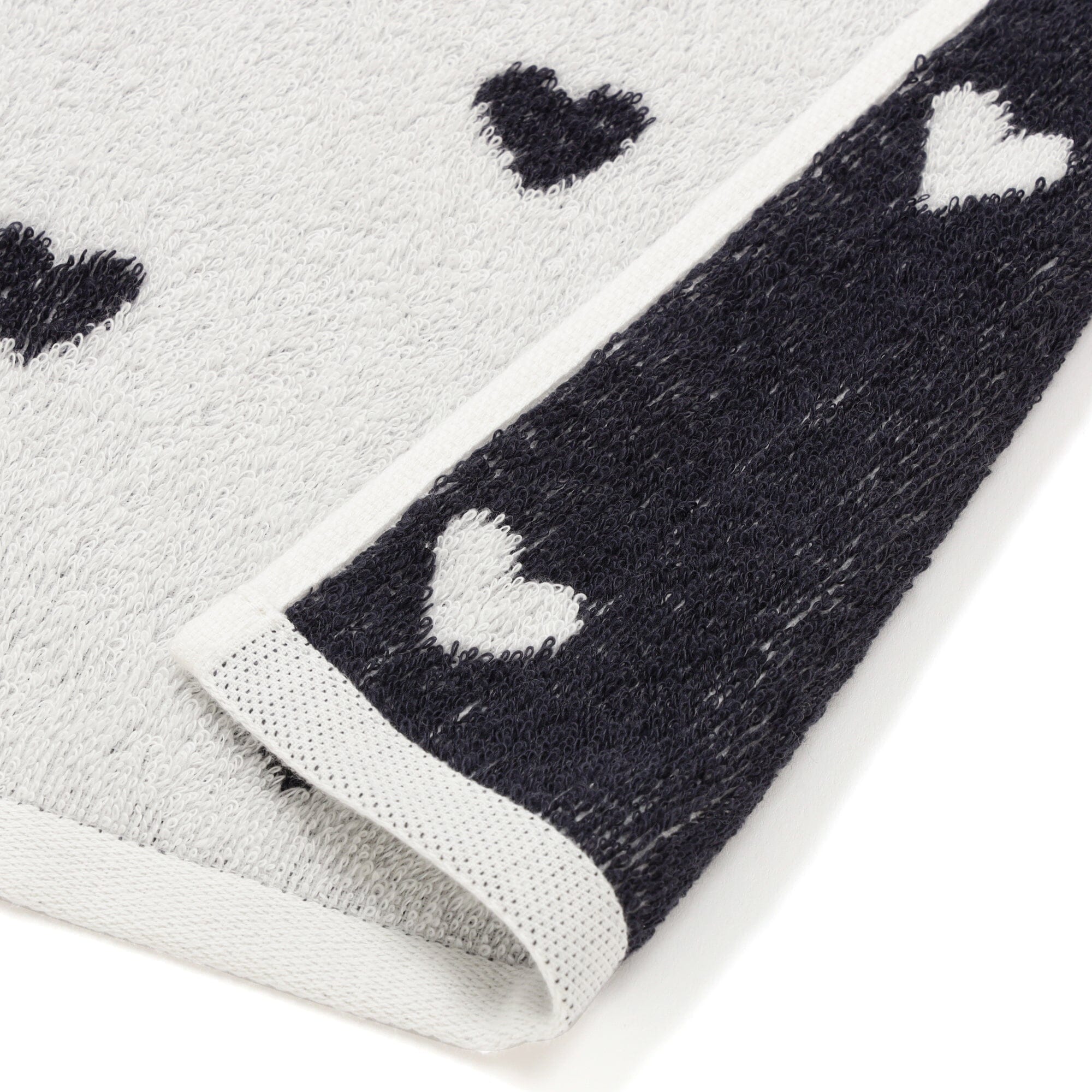 Vale Set Face Towel Mini Heart Navy