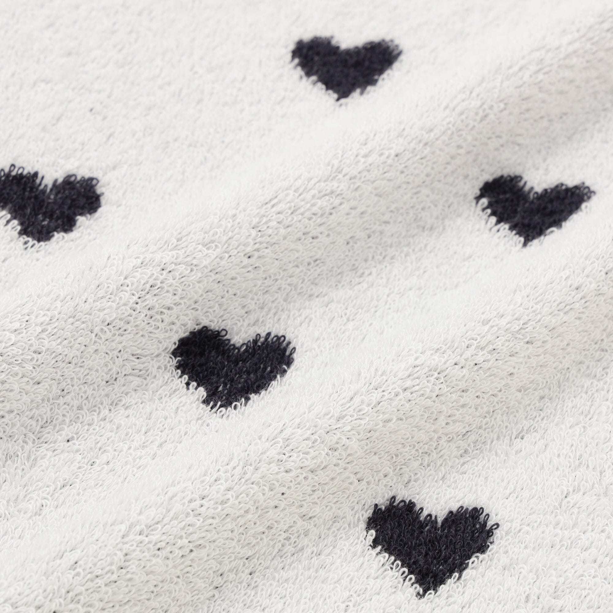 Vale Set Face Towel Mini Heart Navy
