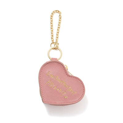 Bag Charm Eco Bag Heart Pink