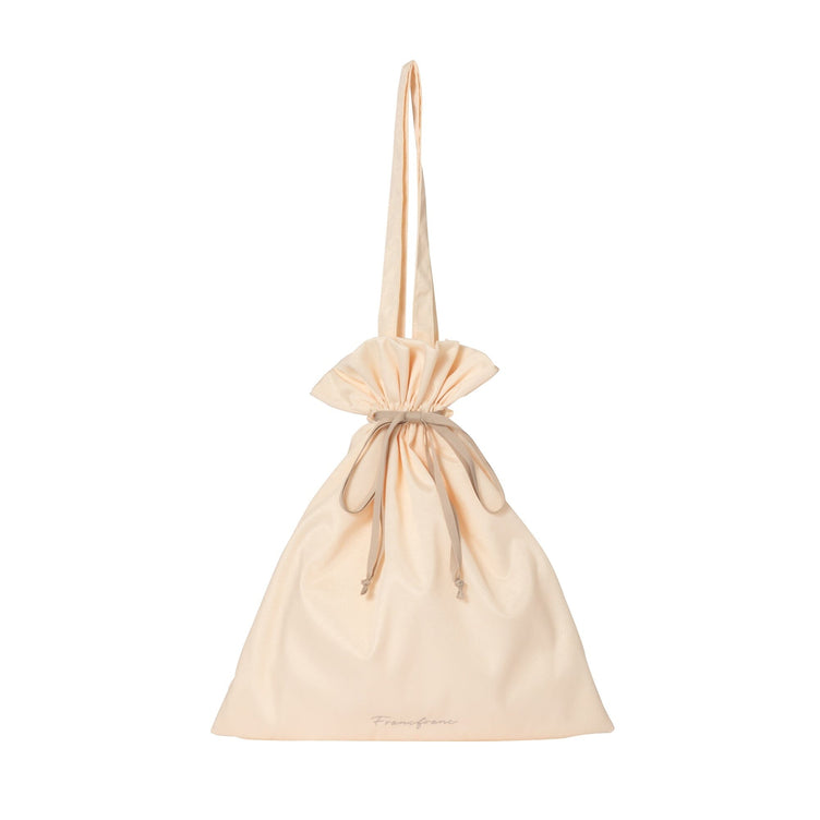 Logo Tote Frill  Ivory