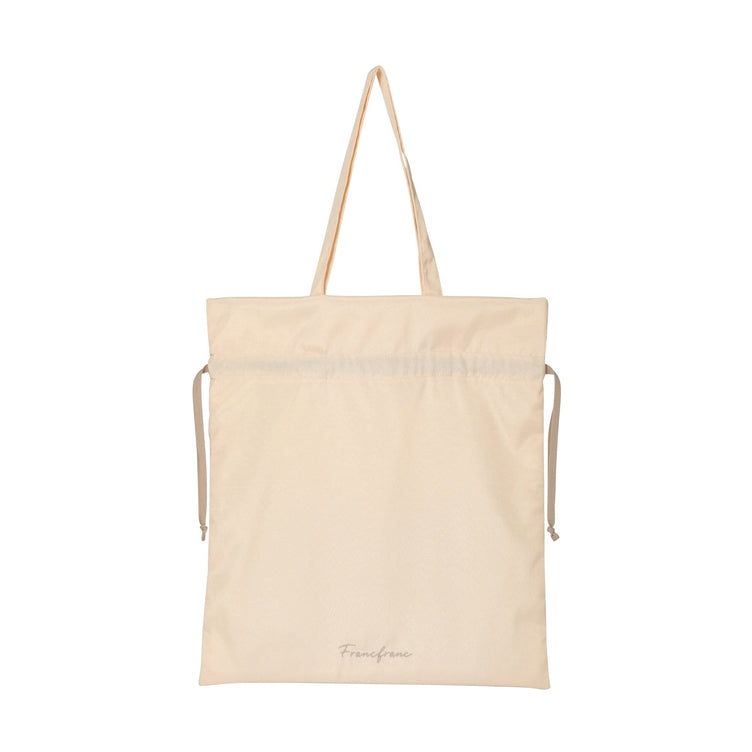 Logo Tote Frill  Ivory