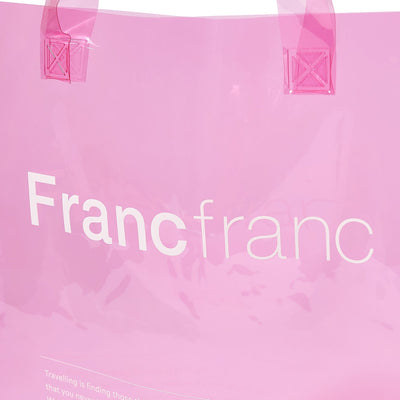 CLEAR TOTE BAG  PINK