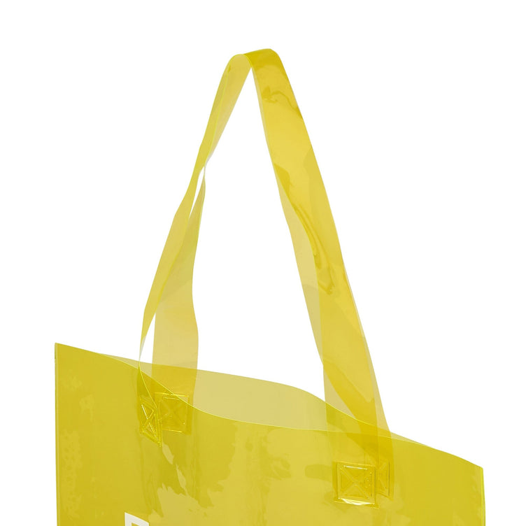 Clear Tote Bag  Yellow