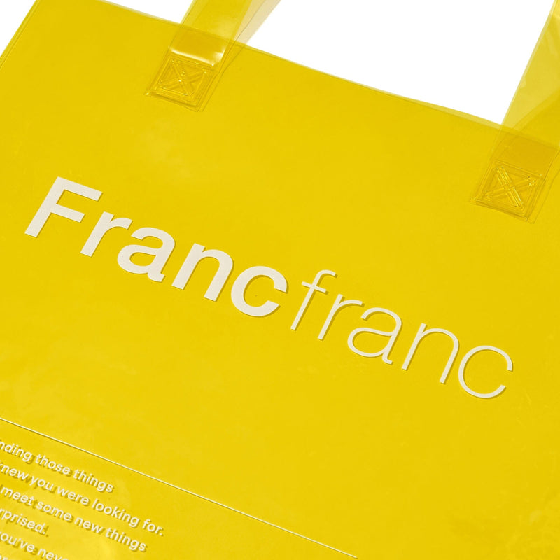 Clear Tote Bag  Yellow