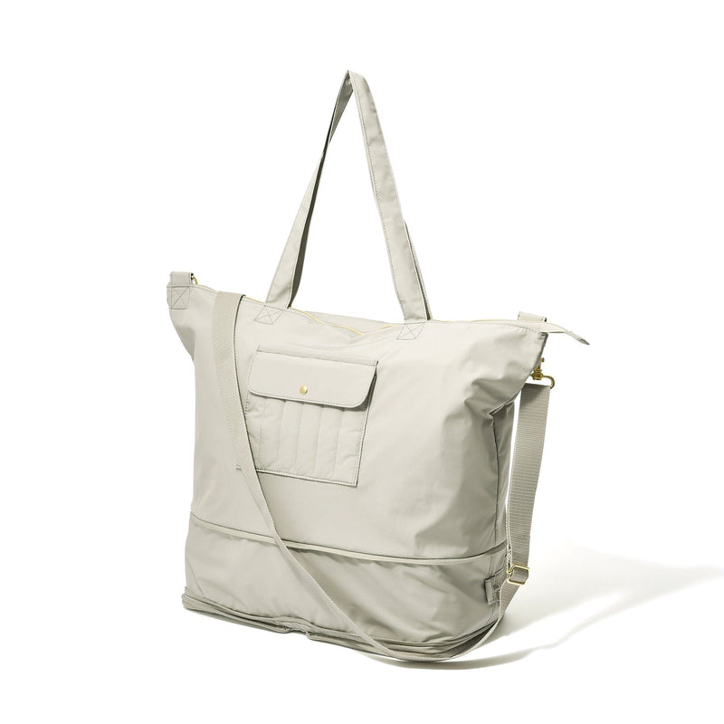 Quilting 2Way Carry On Bag  Grey
