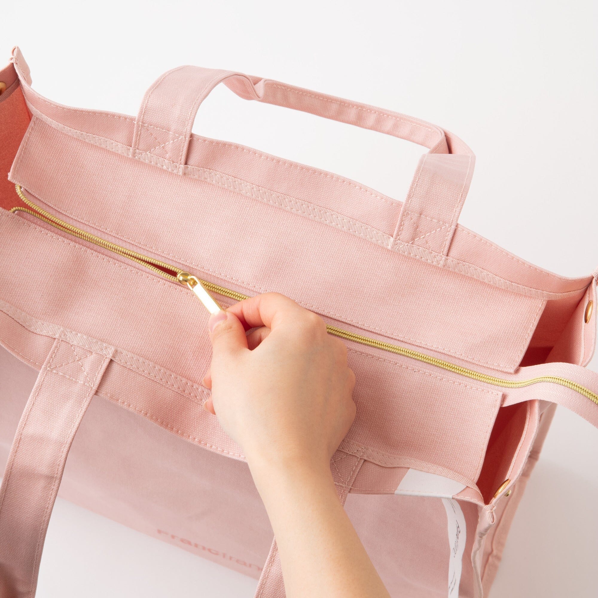 Logo Tote L Pink