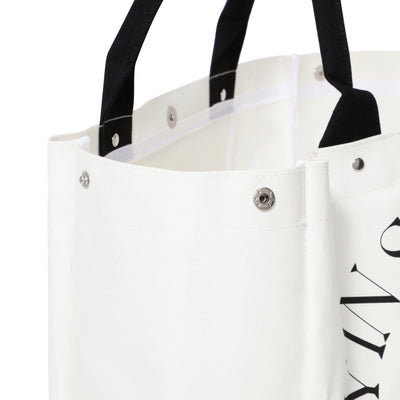 Logo Tote Bag Typography Large Ivory