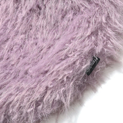 Fur One Handle Bag  Purple