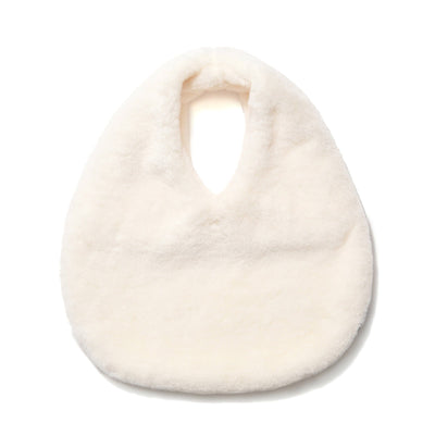 Fur One Handle Bag Ivory