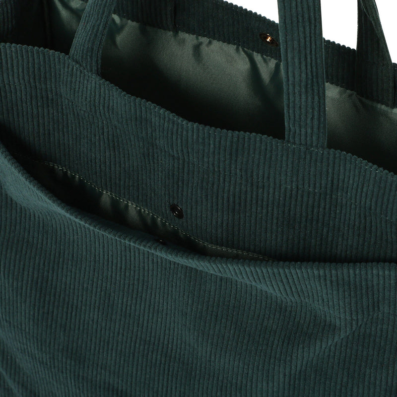 Logo Tote Bag Corduroy Medium Green