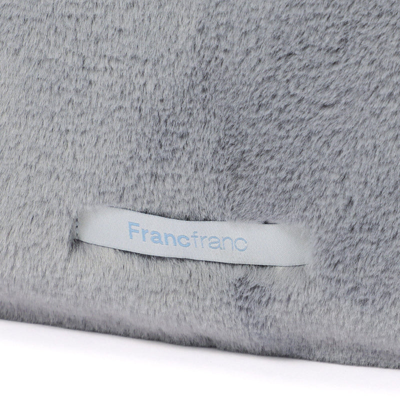 Logo Tote Bag Fur Small Blue