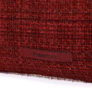 Logo Tote Bag Tweed Small Red