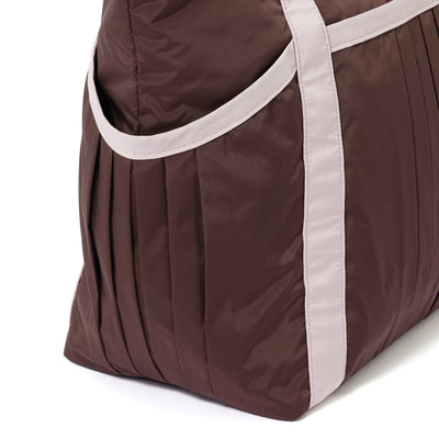 Modern Palette Travel Bag Brown x Pink