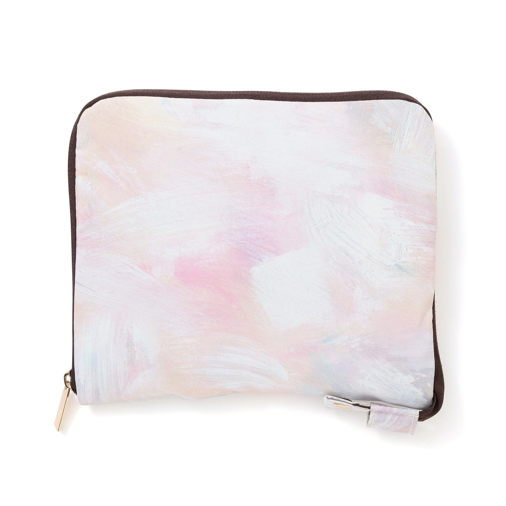 Modern Palette 2-Way Carry-On Tote Brown x Pink