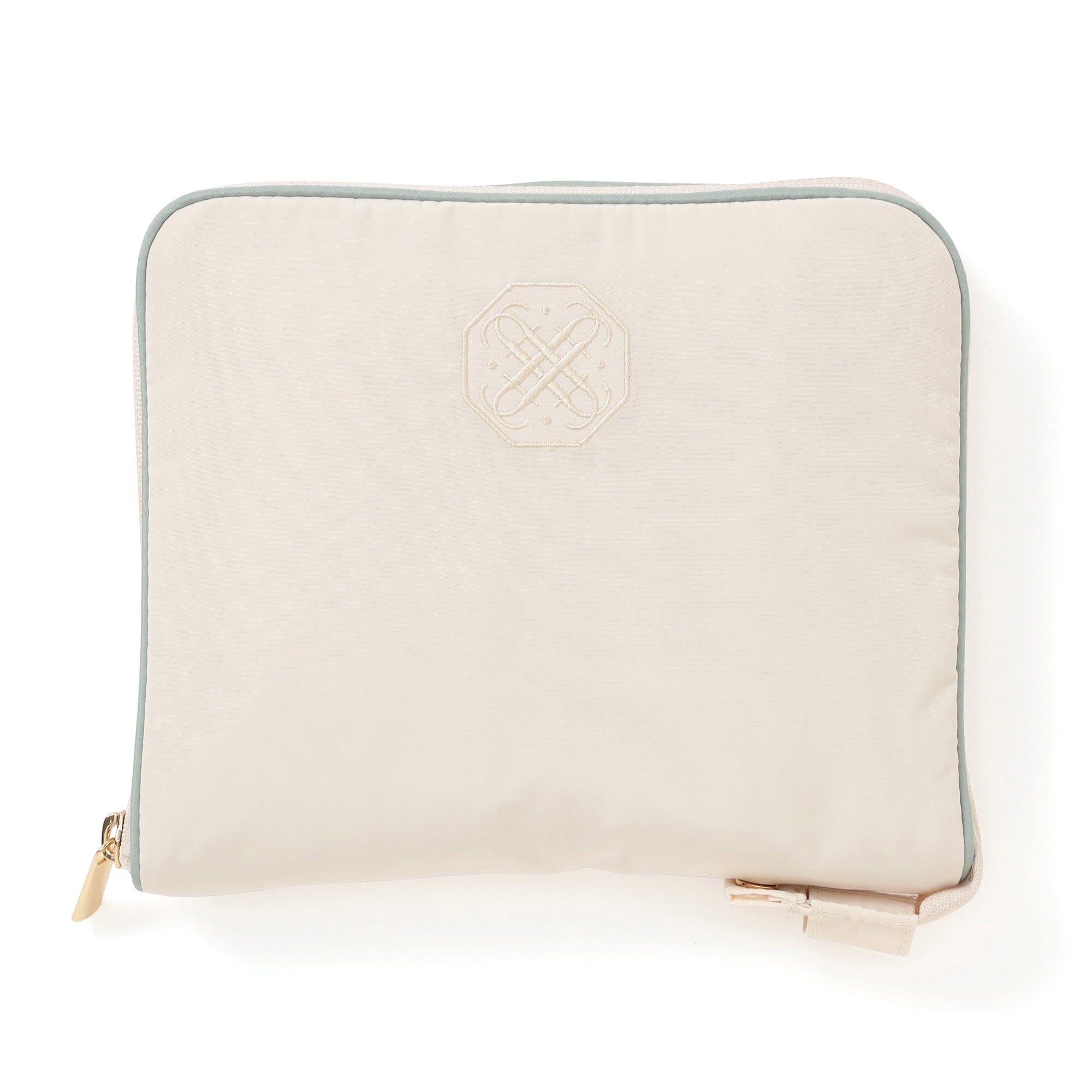 Bicolor 2-Way Carry-On Tote Bag  Mint x Ivory