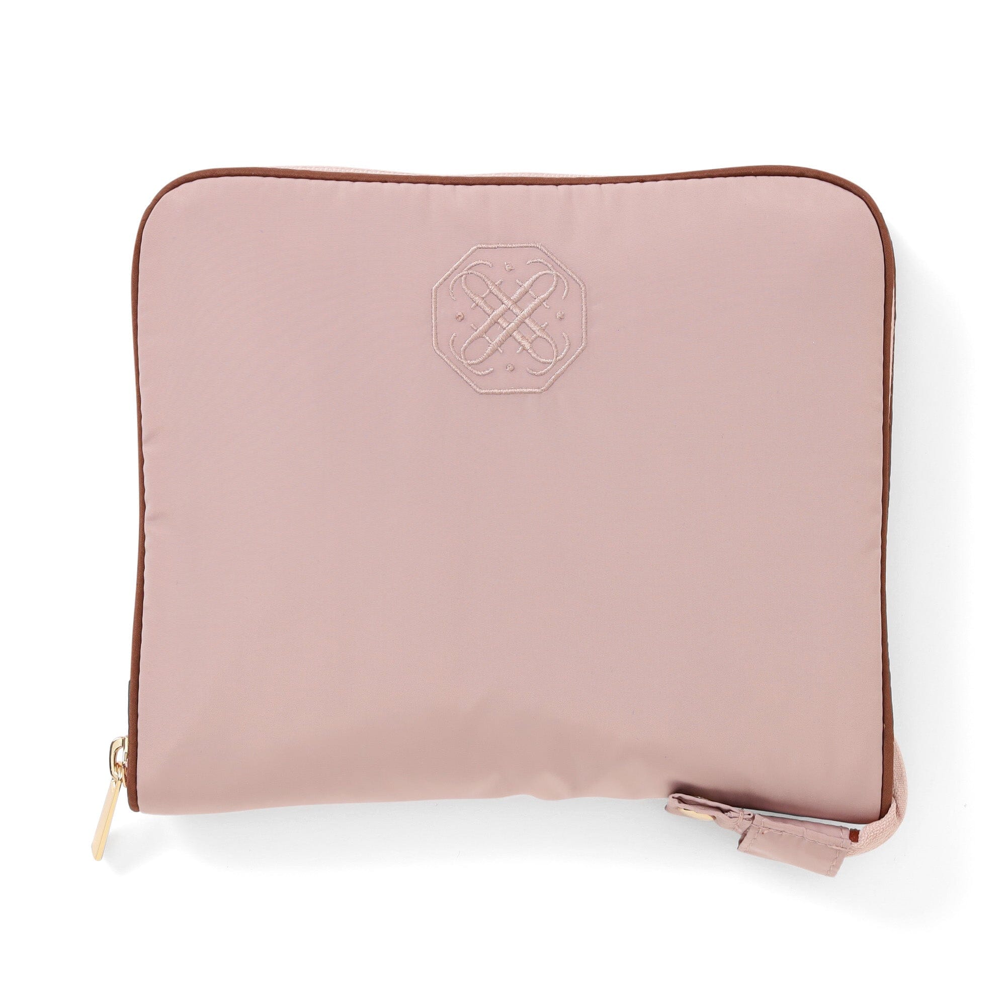 Bicolor 2-Way Carry-On Tote Bag  Pink x Brown