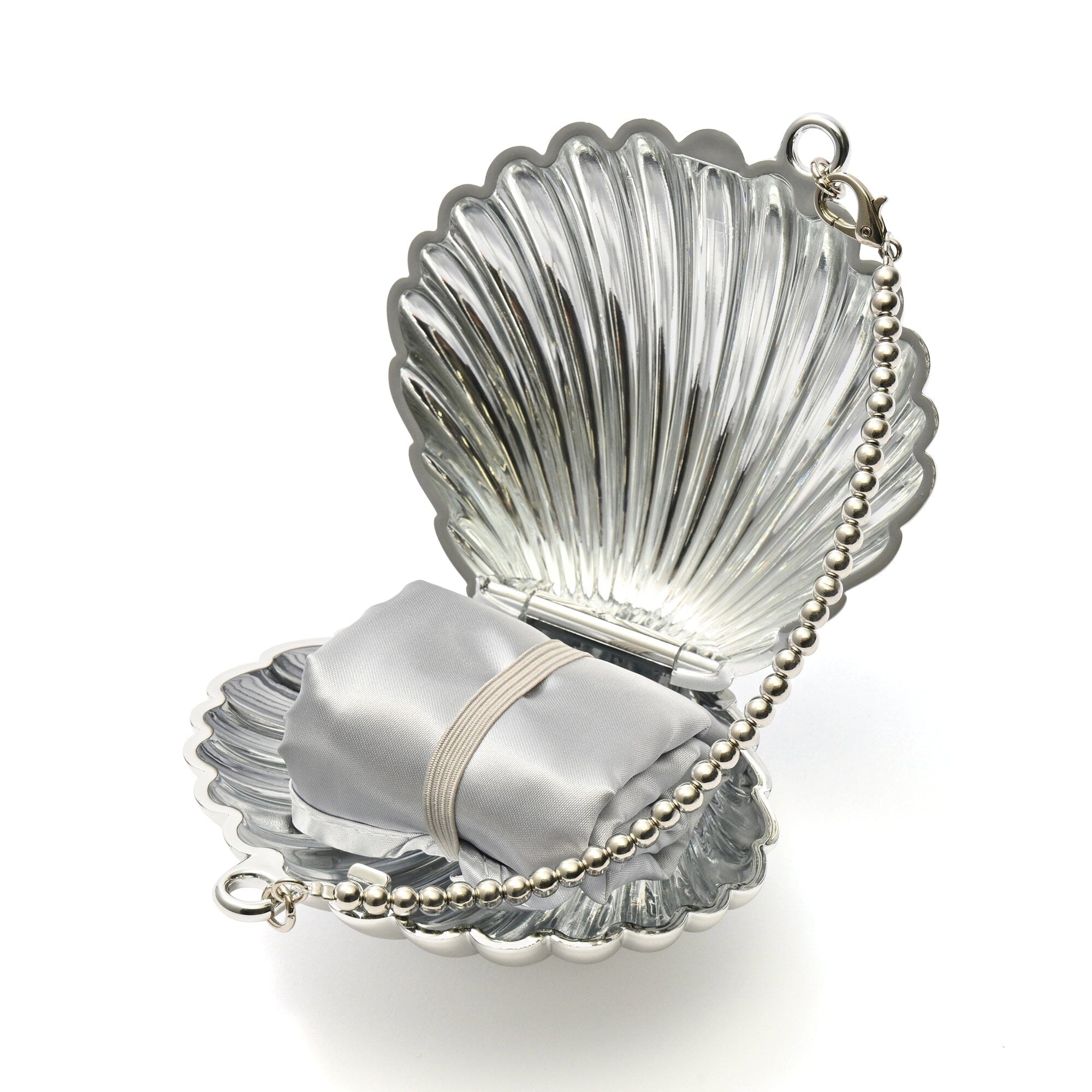 Bag Charm Eco Bag Hard Shell Silver