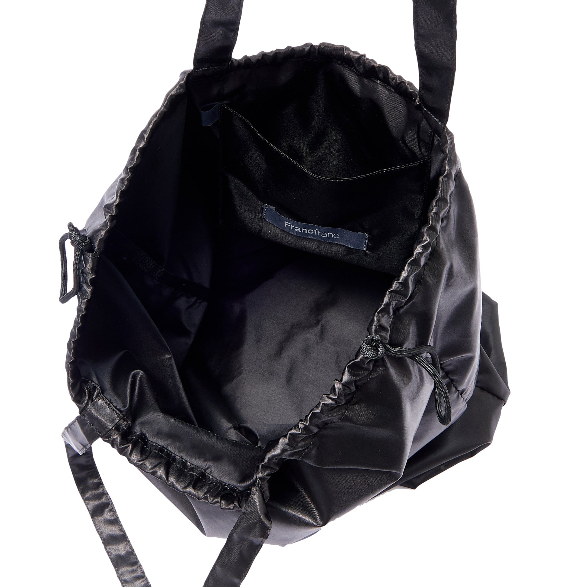 Satin Rain Cover Eco Bag Black