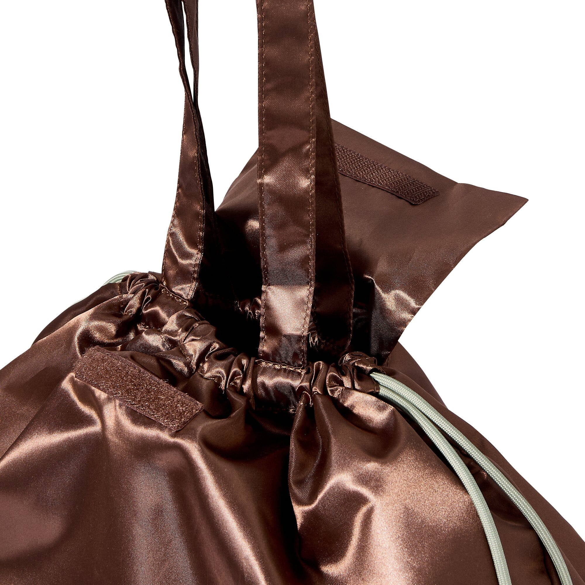 Satin Rain Cover Eco Bag Brown