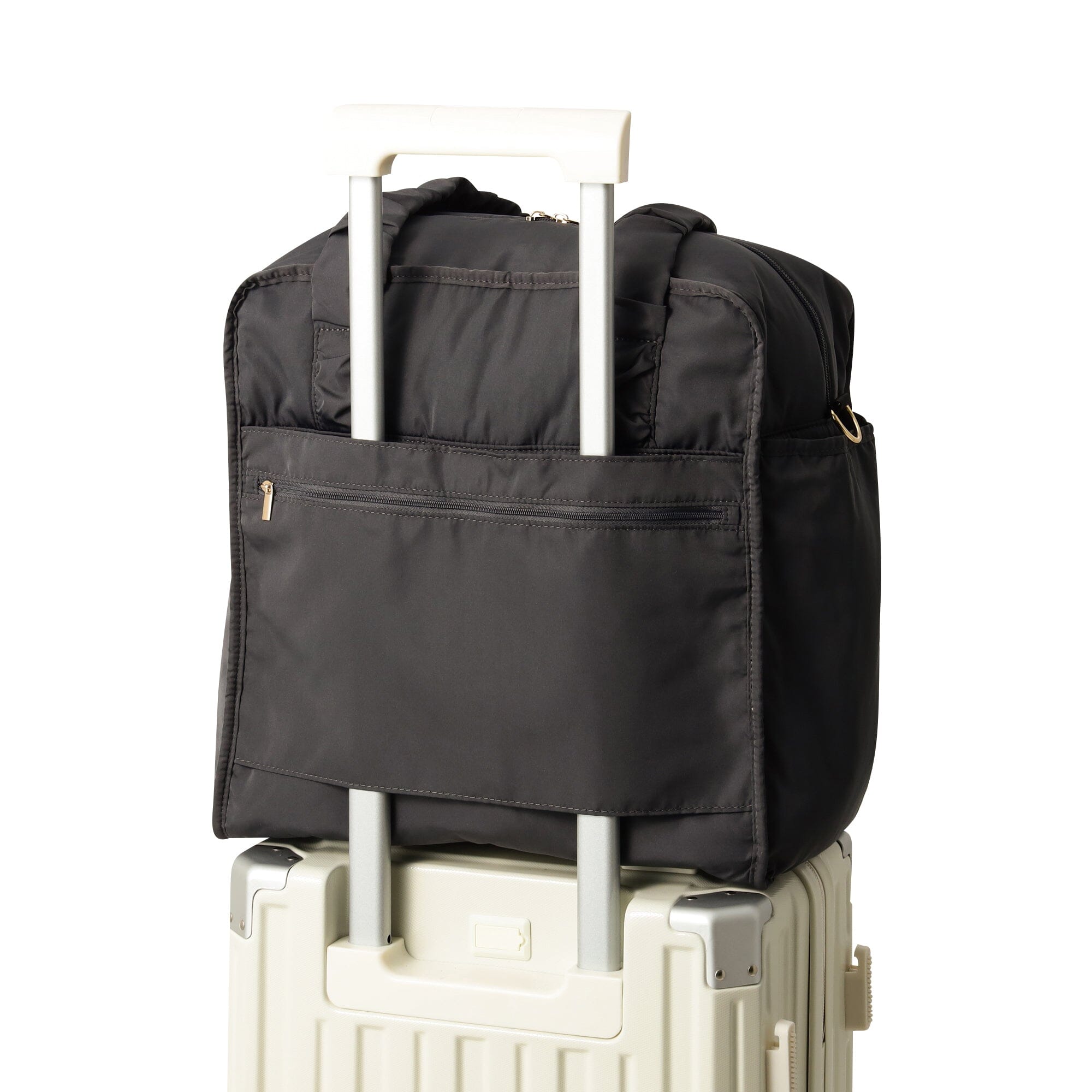Classic Flower Travel Bag S Dark Gray