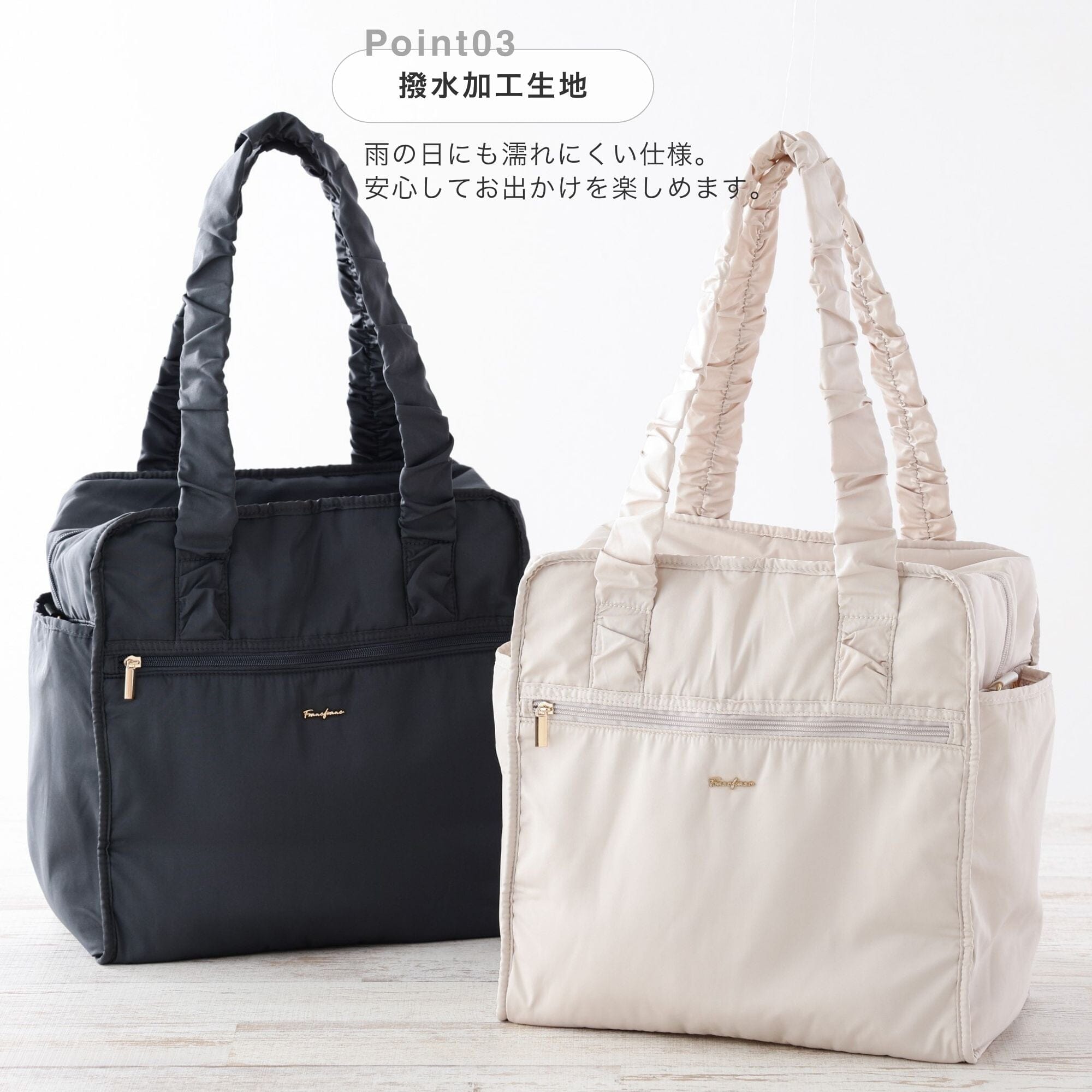 Classic Flower Travel Bag S Dark Gray
