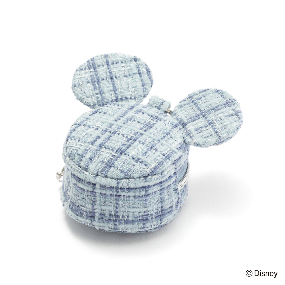 Disney Mickey Face Bag Charm Eco Bag Light Blue