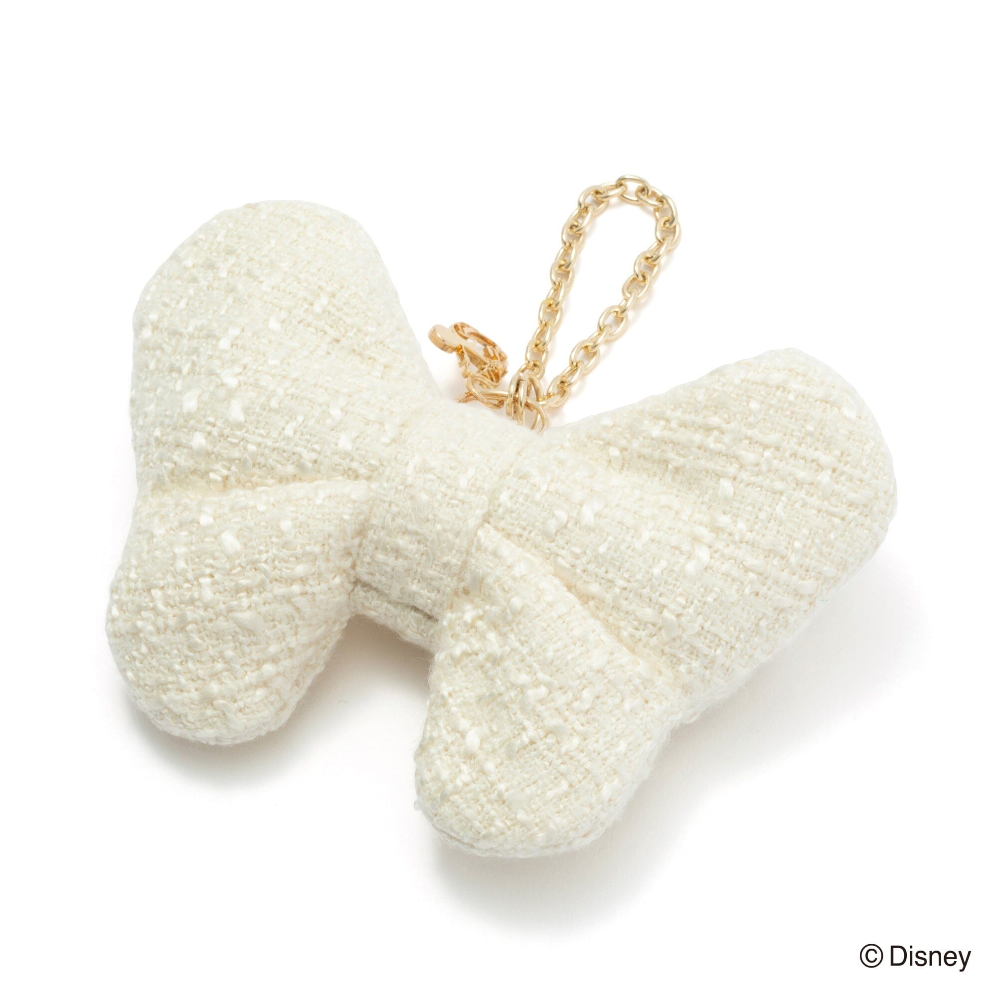 Disney Minnie Ribbon Bag Charm Eco Bag Ivory