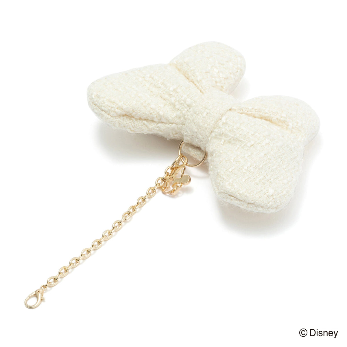 Disney Minnie Ribbon Bag Charm Eco Bag Ivory