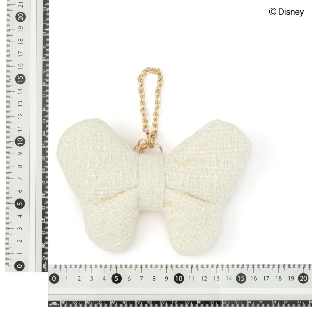Disney Minnie Ribbon Bag Charm Eco Bag Ivory