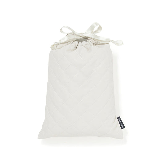 Pocketable Roomshoes Quilted White