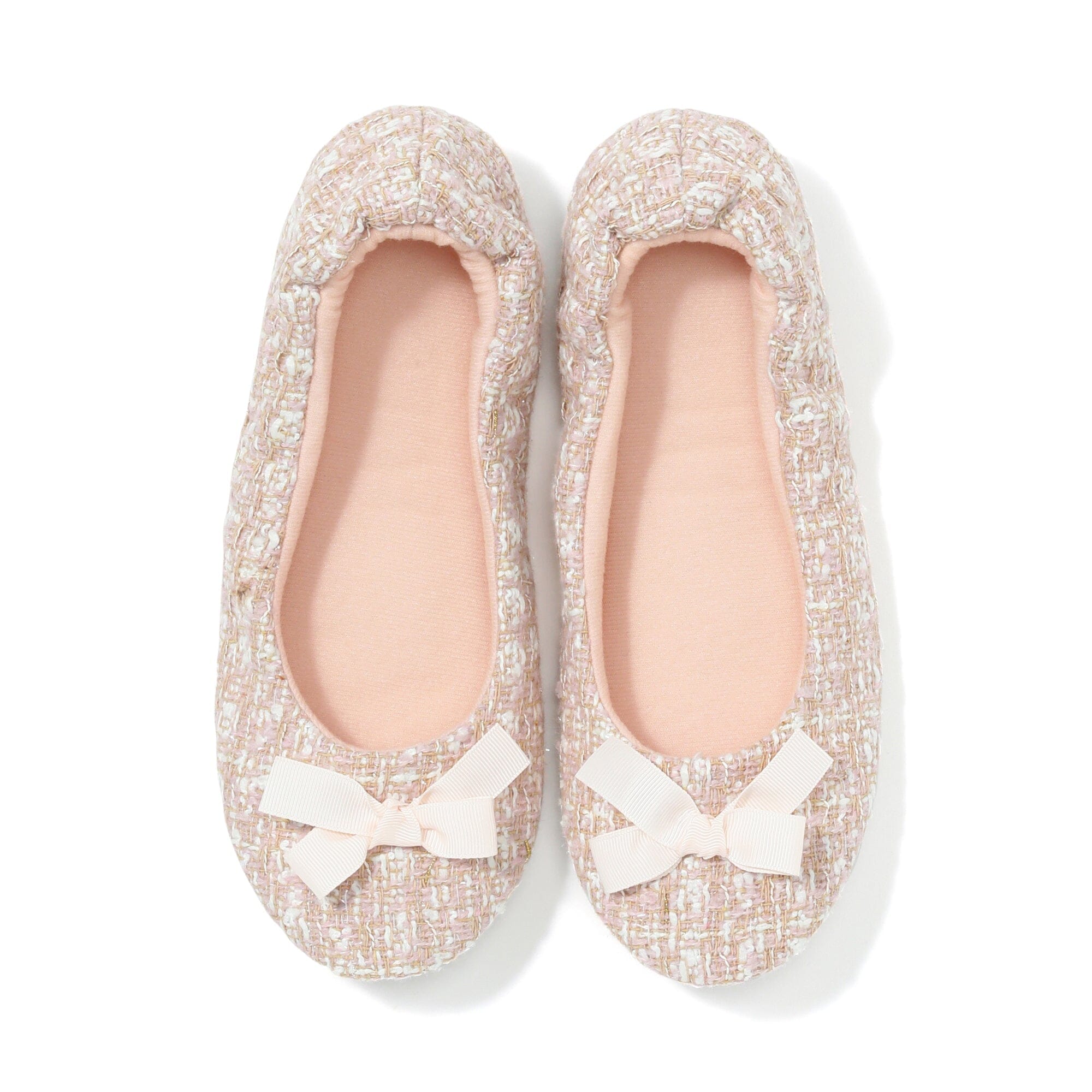 Pocketable Roomshoes Tweed  Pink