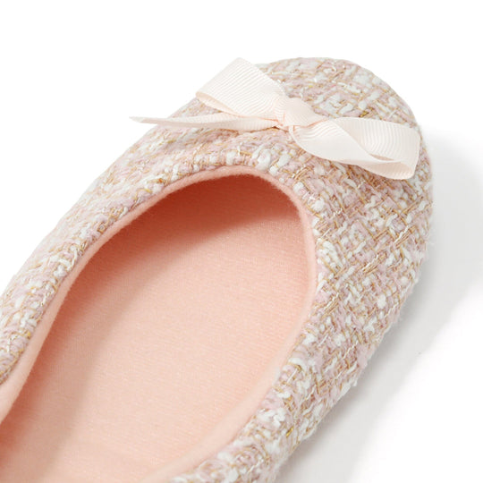 Pocketable Roomshoes Tweed  Pink